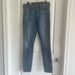 GAP skinny mid rise jeans size 10/30